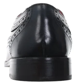 Base London Navy Durham Lace Up Brogue Shoe -Cheap Drape Dresses Store 10064 2