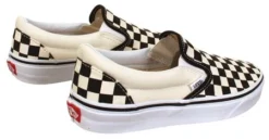 Vans Black/White (Womens) Checkerboard Classic Slip-On Shoes -Cheap Drape Dresses Store 10225 3