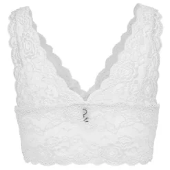 Only White Chloe Lace Bralet -Cheap Drape Dresses Store 10725 3