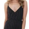 Qed Multi Wrap Over Metallic Playsuit