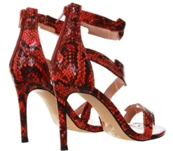 Dv8 Orange Snake Textured Shoe -Cheap Drape Dresses Store 16337 3