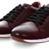Base London Burgundy Leather Lace Up Shoe