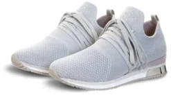 Marco Tozz Light Grey Mesh Diamante Trainer