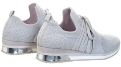 Marco Tozz Light Grey Mesh Diamante Trainer -Cheap Drape Dresses Store 18596 3