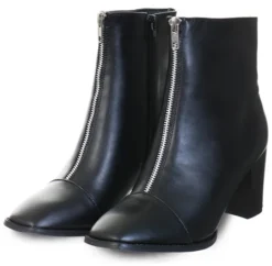 Krush Black Zip Front Boot