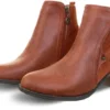 Escape Brown Western Style Suede Ankle Boot
