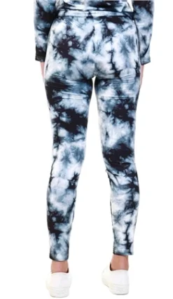 Cutie London Black/White Tie Dye Jogger -Cheap Drape Dresses Store 20385 3