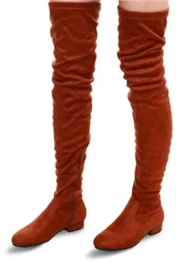 Krush Mocha Suede Thigh High Boot