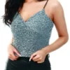 Veromoda Black / Black Sequined Cami