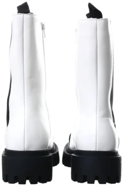 Truffle White / Black Long Line Chelsea Boot -Cheap Drape Dresses Store 20980 2