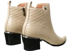 Redz Beige Ankle Boot -Cheap Drape Dresses Store 22848 3