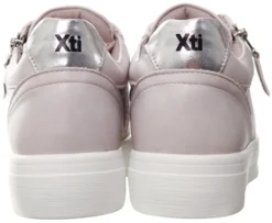 Xti Silver Lace Up Trainer -Cheap Drape Dresses Store 24218 2