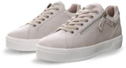 Xti Silver Lace Up Trainer