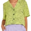 Noisy May Wild Lime Short Sleeved Print Shirt