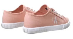 Calvin Klein Coral Recycled Canvas Trainers -Cheap Drape Dresses Store 24492 3