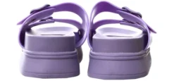Truffle Lilac Buckle Chunky Sandals -Cheap Drape Dresses Store 25029 2