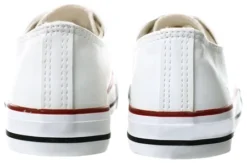 No Doubt White Lace Up Faux Leather Trainer -Cheap Drape Dresses Store 25114 2