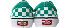 Vans Pepper Green - True White Checkerboard Classic Slip-On Shoes -Cheap Drape Dresses Store 25405 2