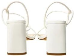 Ego White Delicate Block Heel Shoe -Cheap Drape Dresses Store 25606 2