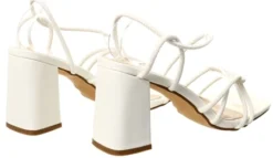 Ego White Delicate Block Heel Shoe -Cheap Drape Dresses Store 25606 3