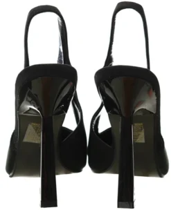 No Doubt Black Pointed Court Shoe -Cheap Drape Dresses Store 25991 2