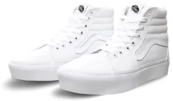 Vans White Sk8-Hi Platform 2.0 Shoes