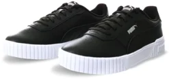 Puma Black Carina Leather Women's Trainers