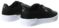 Puma Black Carina Leather Women's Trainers -Cheap Drape Dresses Store 26060 3