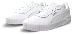 Puma White - Silver Carina 2.0 Sneakers