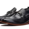 Base London Black Coda Leather Brogue Shoe