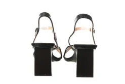 No Doubt Black Barely There Strap Heel -Cheap Drape Dresses Store 26225 2