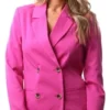 Pieces Rose Violet Amalie Blazer