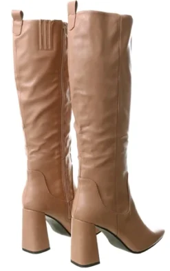 Dv8 Nude Square Toe Knee High Boots -Cheap Drape Dresses Store 26540 3