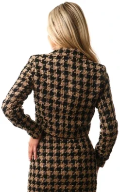 Only Brown / Toasted Coconut Letta Cropped Blazer -Cheap Drape Dresses Store 26820 3