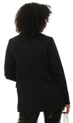 Vila Black Kammas Loose Fit Blazer -Cheap Drape Dresses Store 27125 3