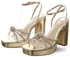 Dv8 Gold Ekin Su Heels