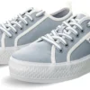 S.Oliver Soft Blue Lace Up Canvas Shoe