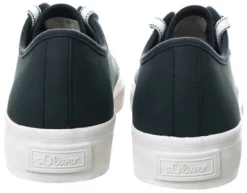 S.Oliver Navy Lace Flat Shoe -Cheap Drape Dresses Store 27409 2