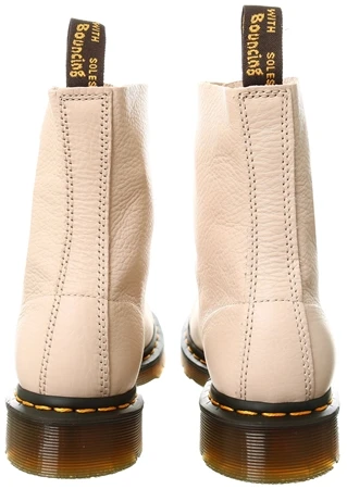 Dr. Martens Dr Martens Parchment Beige 1460 Pascal Virginia Leather Boots 3 Dr. Martens Dr Martens Parchment Beige 1460 Pascal Virginia Leather Boots - Image 3