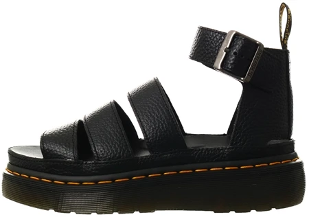 Dr. Martens Dr Martens Black Clarissa Ii Quad Leather Platform Sandald 2 Dr. Martens Dr Martens Black Clarissa Ii Quad Leather Platform Sandald - Image 2