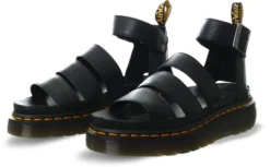 Dr. Martens Dr Martens Black Clarissa Ii Quad Leather Platform Sandald
