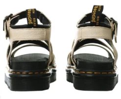 Dr. Martens Dr Martens Parchment Beige Pisa Blaire Leather Strap Sandals -Cheap Drape Dresses Store 27607 2