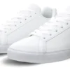 Lacoste White Lerond Bl Leather And Synthetic Trainers