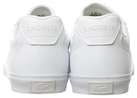 Lacoste White Lerond Bl Leather And Synthetic Trainers 3 Lacoste White Lerond Bl Leather And Synthetic Trainers - Image 3