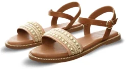 S.Oliver Rose Slip On Embellished Sandal