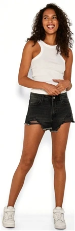 Noisy May Bright White Maya Ribbed Tank Top 3 Noisy May Bright White Maya Ribbed Tank Top - Image 3