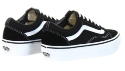 Vans Black - White Platform Old Skool Shoes -Cheap Drape Dresses Store 27775 3