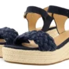 Bull Boxer Blue / Cream Espadrilles Wedge Sandal