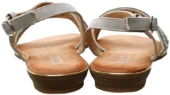 Redz Grey Slip On Embellished Sandal -Cheap Drape Dresses Store 27945 2