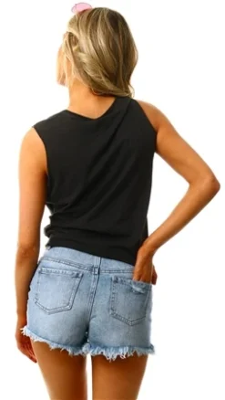 Only Blue / Medium Blue Pacy Hw Denim Shorts -Cheap Drape Dresses Store 27968 3